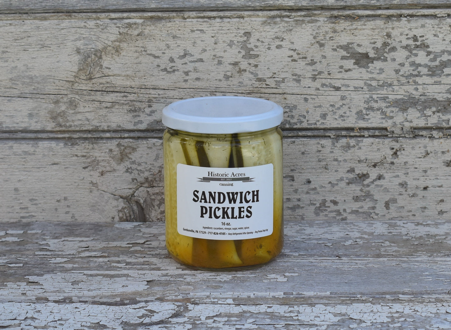 Sandwich Pickles, 16 oz