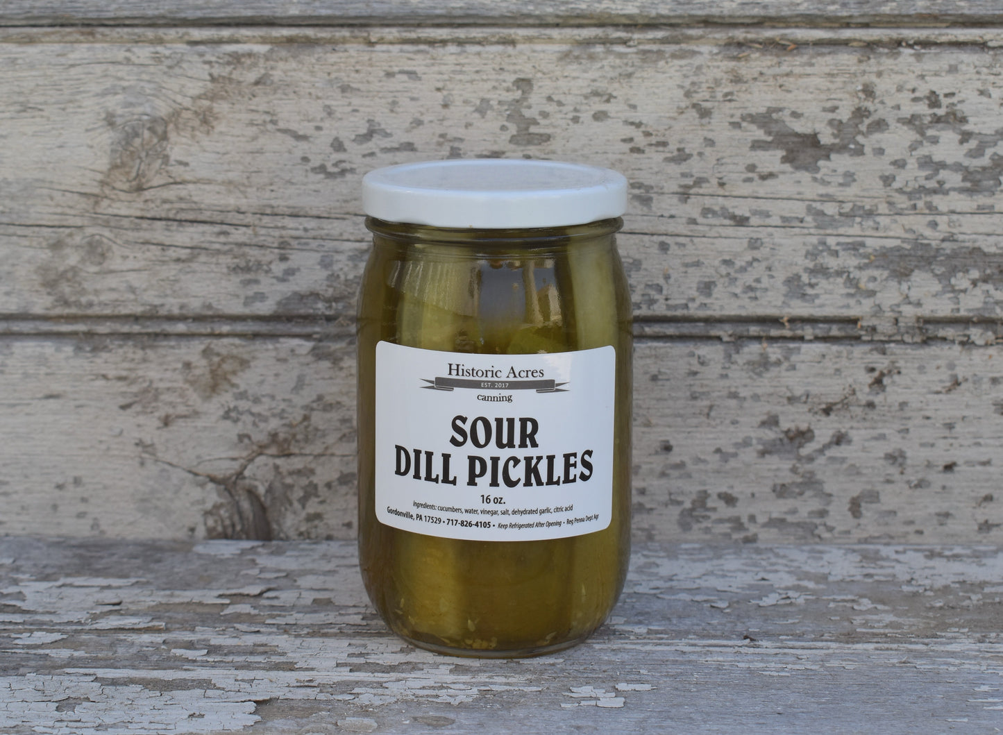Sour Dill Pickles, 16 oz