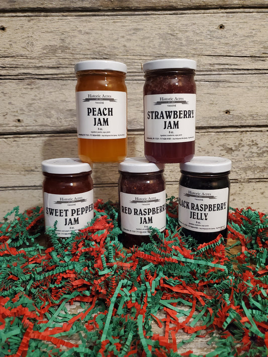 Amish Jam Lovers Gift Set – Small Batch Fruit Preserves
